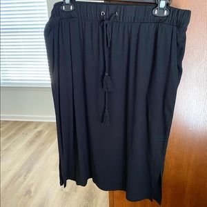 Black Midi Skirt